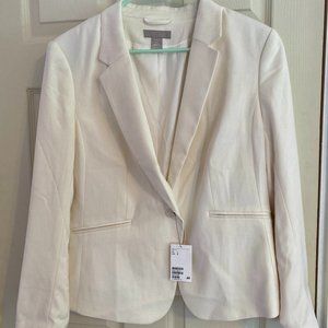 Cream tailored blazer